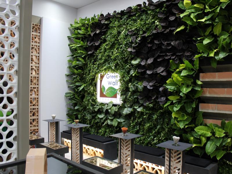 Green Wall Ceramic participa da Expo Revestir 2017 com soluções inovadoras e práticas para criação de Jardins Verticais